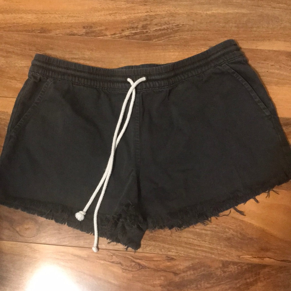 Aerie/ American Eagle black cambray shorts